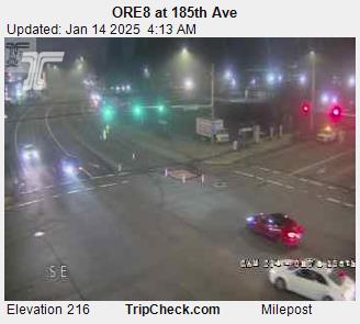 Traffic Cam ORE8 at 185th Ave